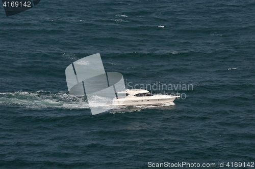Image of Motorboat at sea