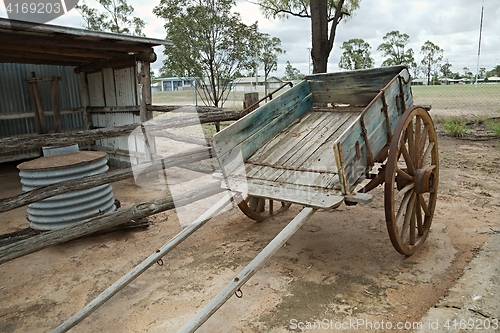 Image of Old wooden cart