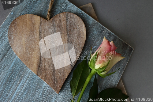 Image of Heart and rose