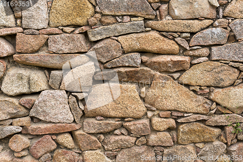 Image of Closeup of a stone wall