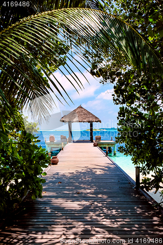 Image of Maldives, a place on the beach for weddings.