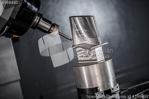 Image of Metalworking CNC milling machine.