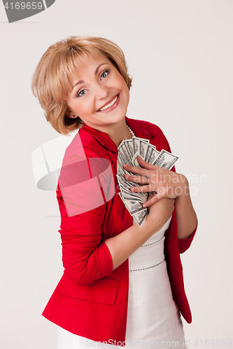 Image of Woman And Money