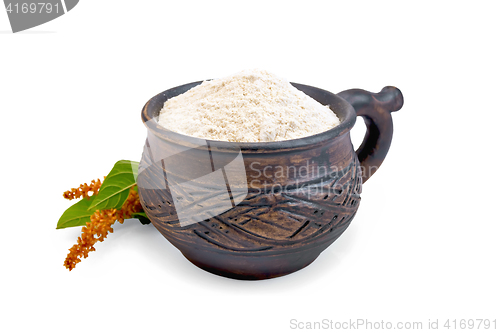 Image of Flour amaranth in clay cup