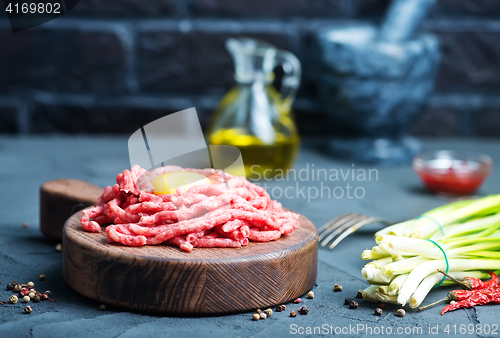 Image of raw minced meat