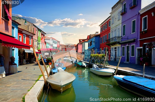 Image of Bright colorful houses