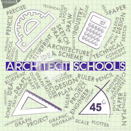 Image of Architect Schools Represents Employment Learning And Educated