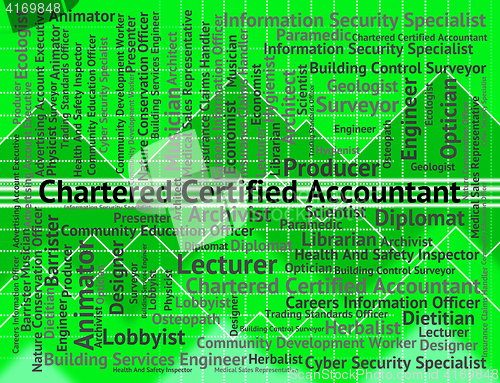 Image of Chartered Certified Accountant Means Balancing The Books And Acc