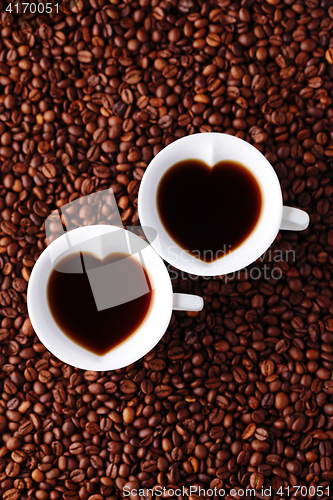 Image of coffee with love