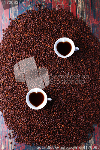 Image of coffee with love