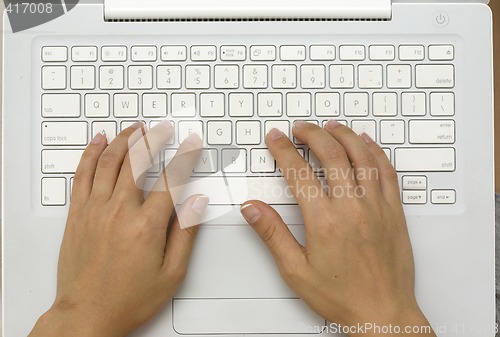 Image of Hands and Keys