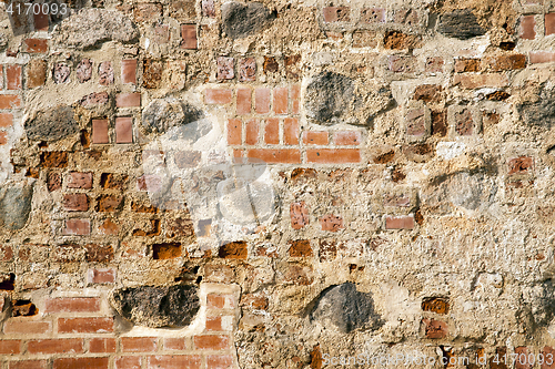 Image of old wall of stones