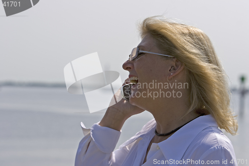 Image of Girl on Cellphone