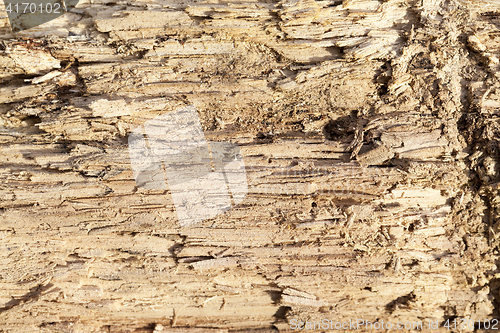 Image of old split wood