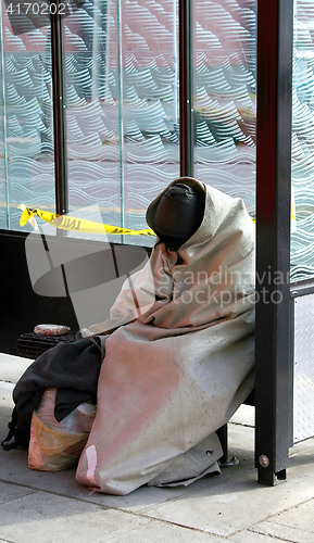 Image of Homeless man.