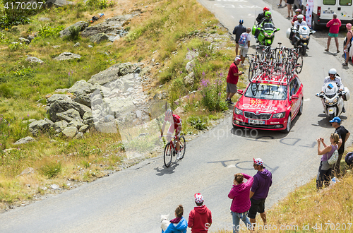 Image of The Cyclist Nicolas Edet -Tour de France 2015