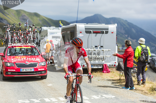 Image of The Cyclist Nicolas Edet -Tour de France 2015