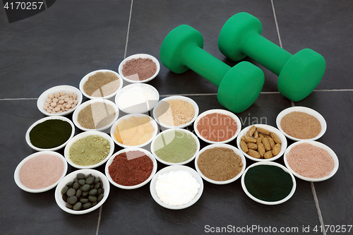 Image of Body Building Powders and Vitamin Supplements