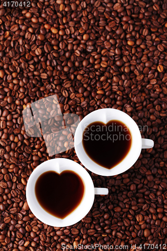 Image of coffee with love