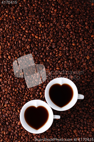 Image of coffee with love