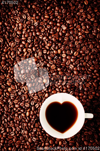 Image of coffee with love