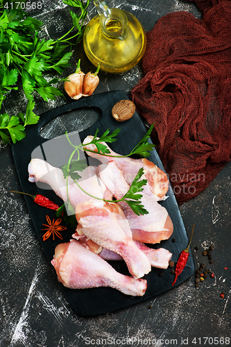 Image of raw chicken legs