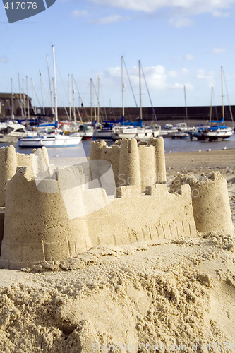 Image of Sandcastle and harbour