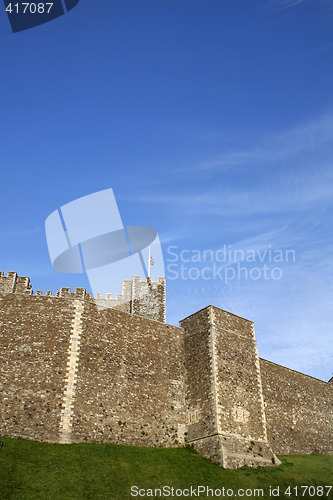 Image of Castle walls and sky