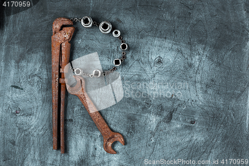 Image of Wrenches, spanners set
