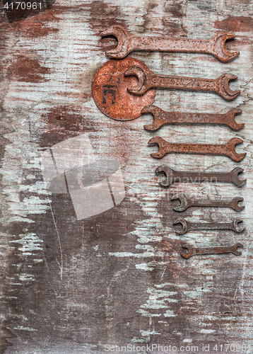 Image of Wrenches, spanners set