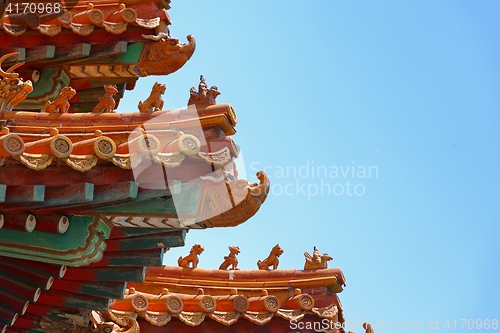 Image of Classical Chinese tile on the roof