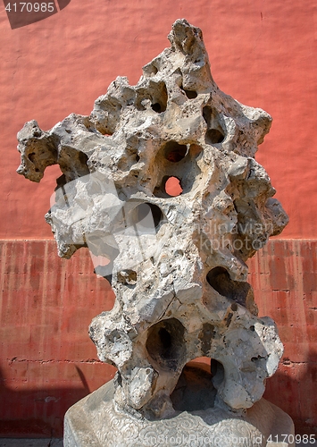 Image of Large abstract rock closeup photo