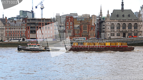 Image of Tug with Barge