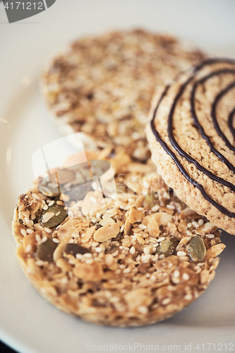 Image of Mixed cookies closeup