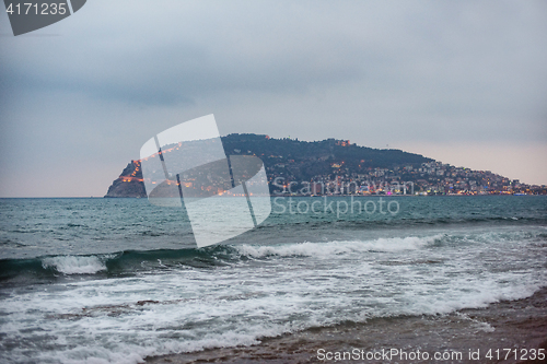 Image of Alanya city, view from the beach