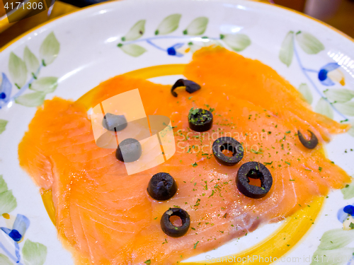 Image of Norwegian smoked salmon 