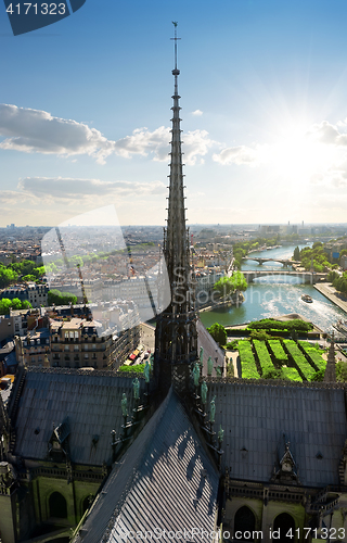 Image of Spire of Notre Dame