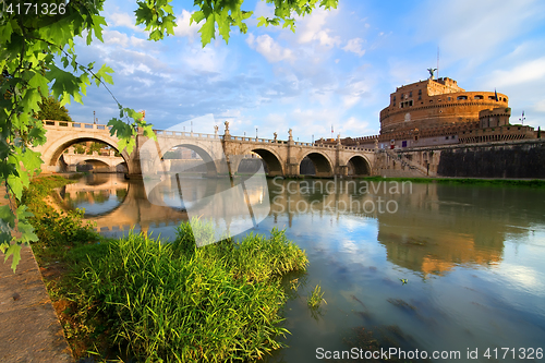 Image of Italian bridge of Saint Angelo