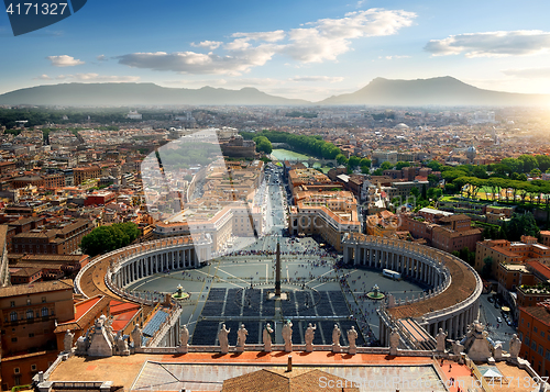 Image of Aerial view on Vatican