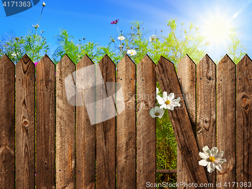 Image of wooden fence