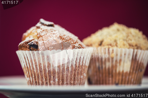 Image of different muffins with apples