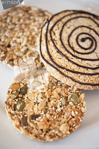 Image of Mixed cookies closeup