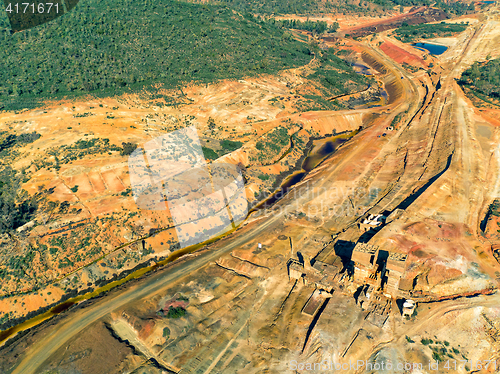 Image of Abandoned Old Copper Extraction Sao Domingos Mine