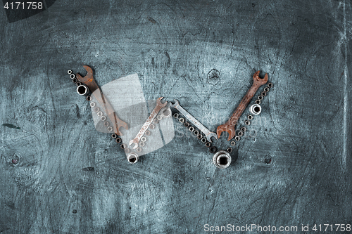 Image of Wrenches, spanners set