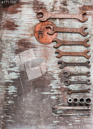 Image of Wrenches, spanners set