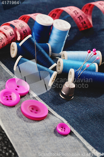 Image of  needlework objects
