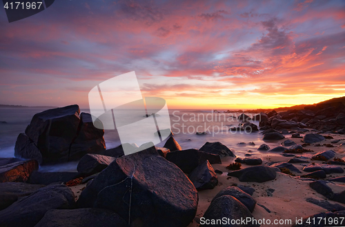 Image of Spectacular Sunrise from Kellys Point  Beach