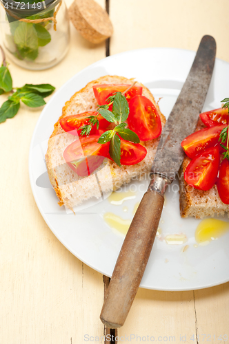 Image of Italian tomato bruschetta