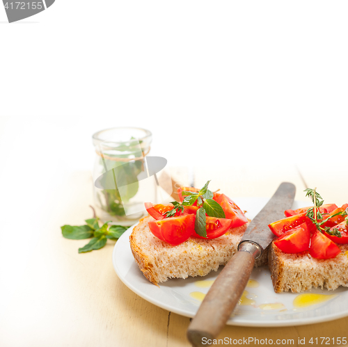 Image of Italian tomato bruschetta