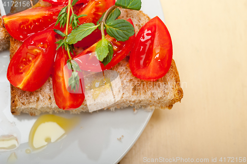 Image of Italian tomato bruschetta